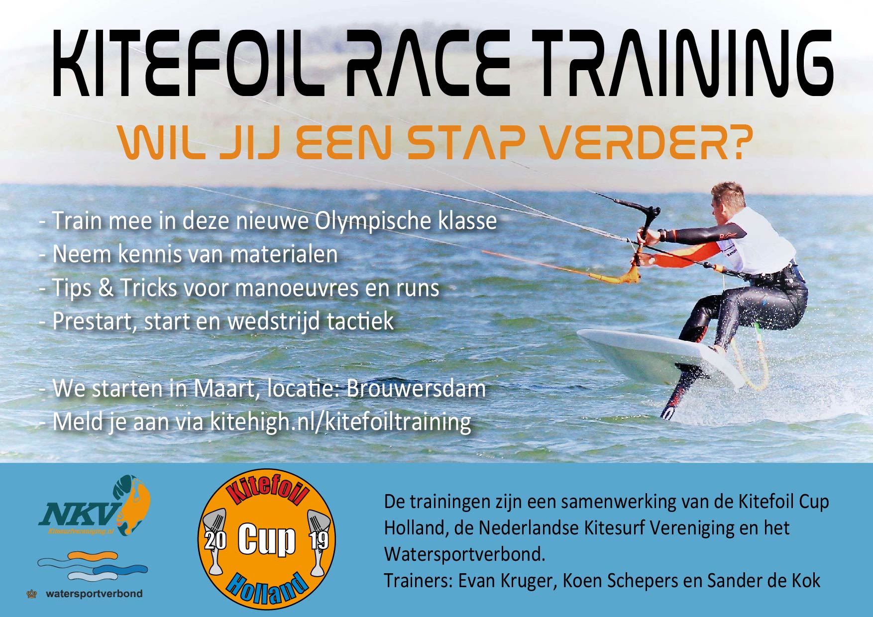 Poster Kitefoil Training 2019